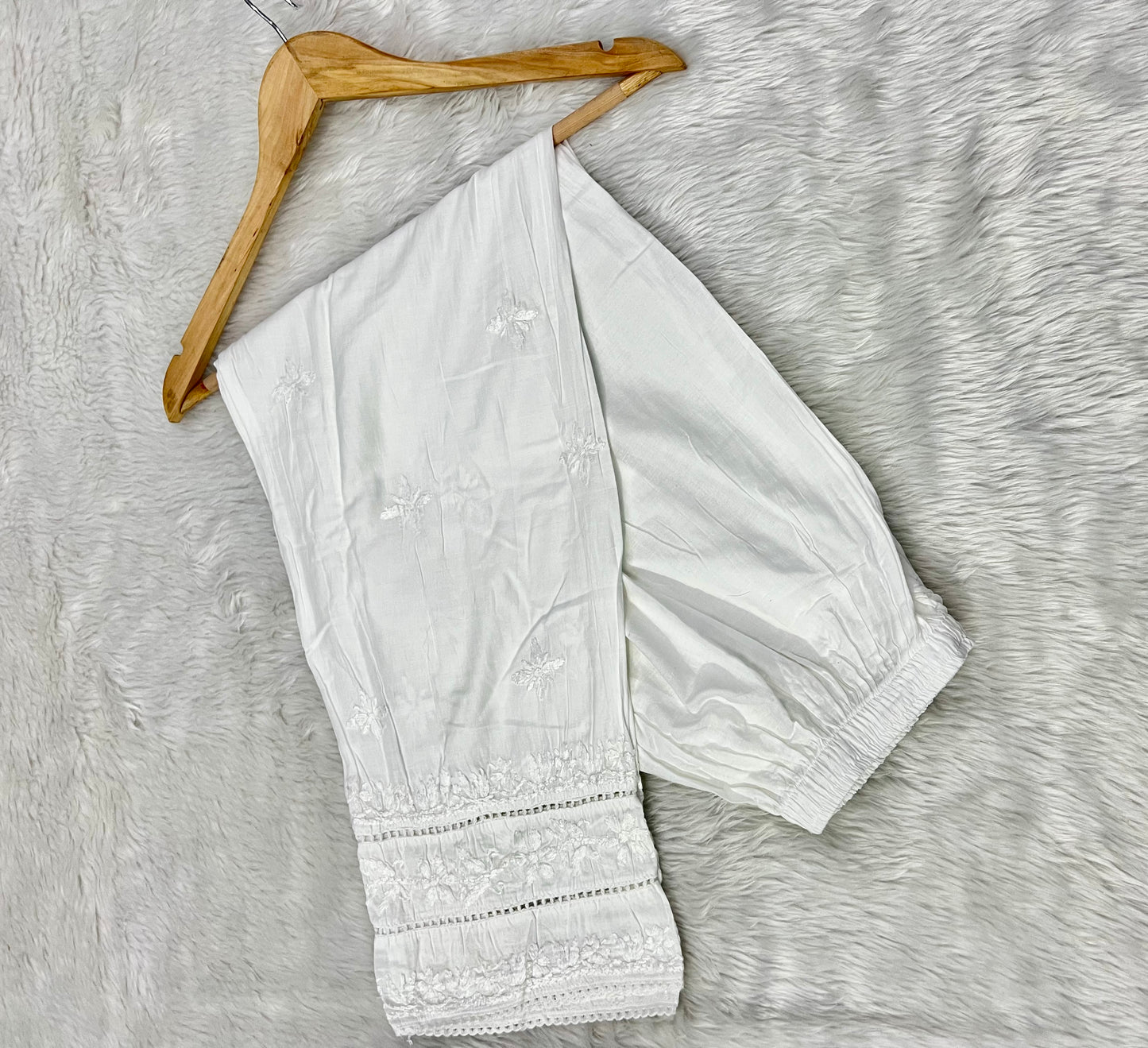 Chikankari Handwork Cotton Pant